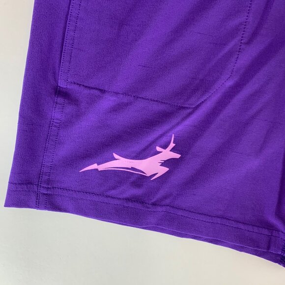 Grand Canyon University Antelopes Purple Nike Dri Fit Athletic Shorts Mens Large - Picture 2 of 7